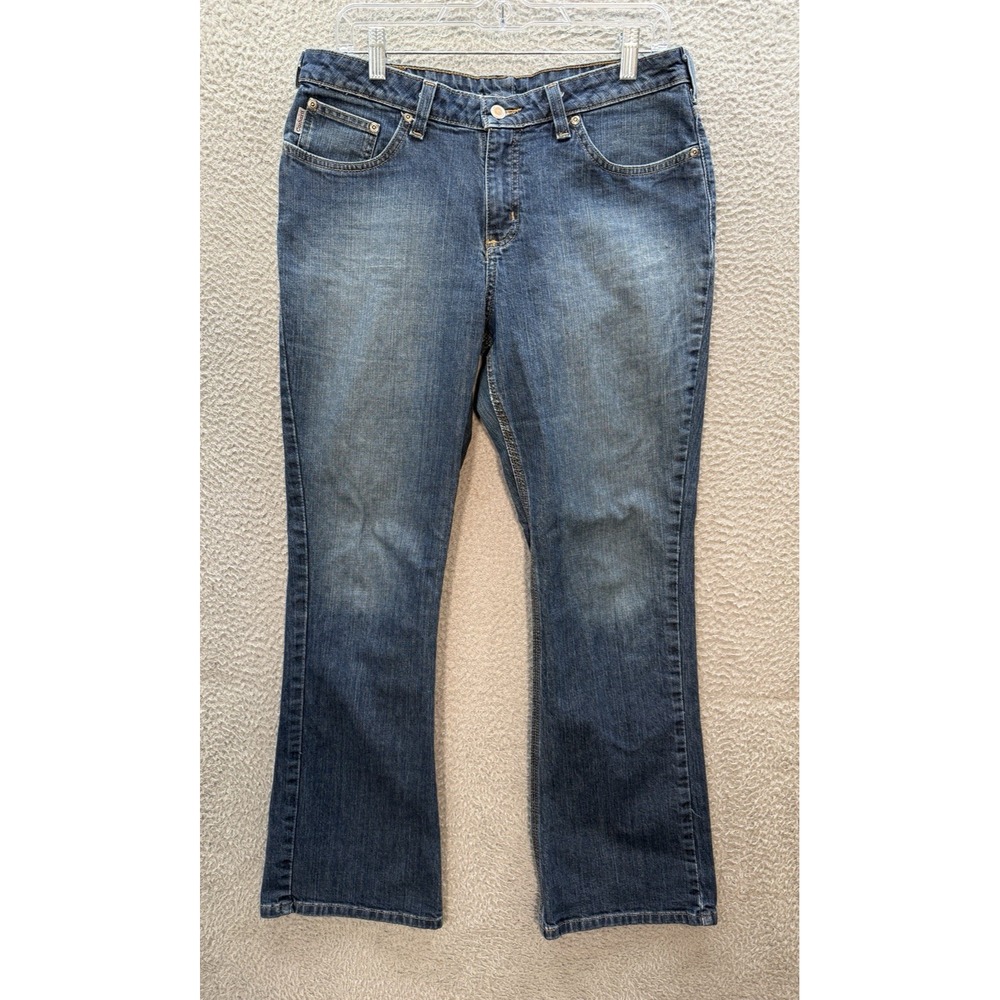 Carhartt Jeans Womens 12x30 Blue Traditional Fit Bootcut Workwear Barn Chore‎